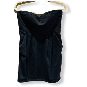 Strapless mini dress